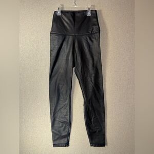 90 Degree By Reflex size XS Shiny faux leather Black Leggings